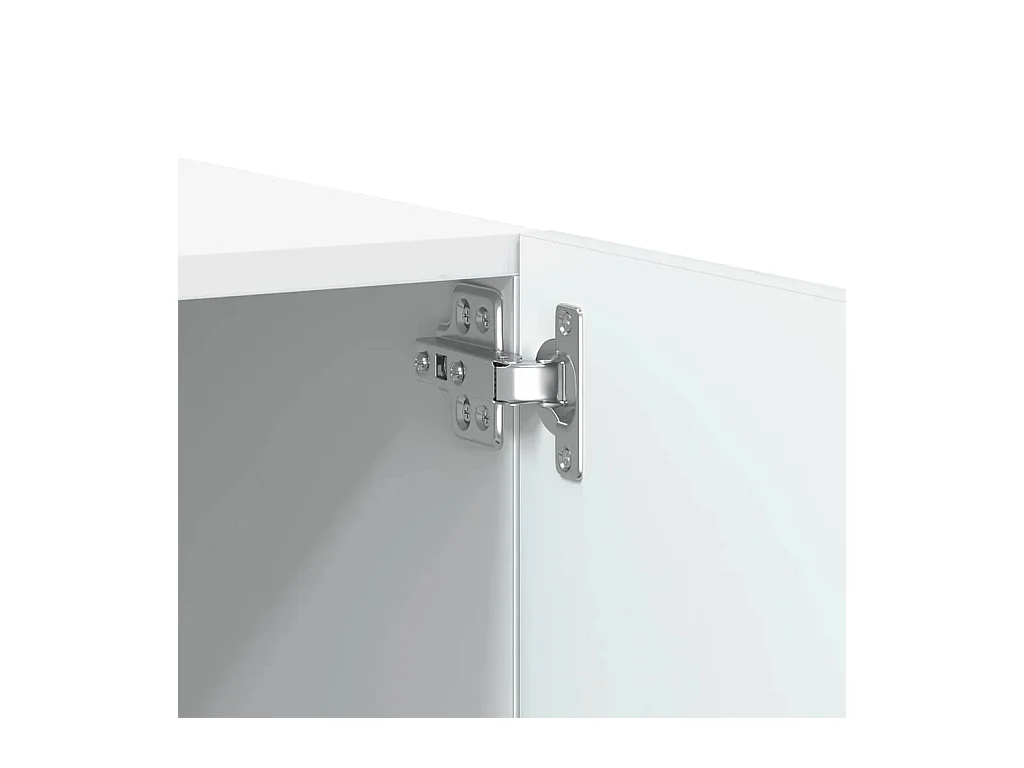 Westwego  Tv-meubel 100x35x40 cm bewerkt hout wit