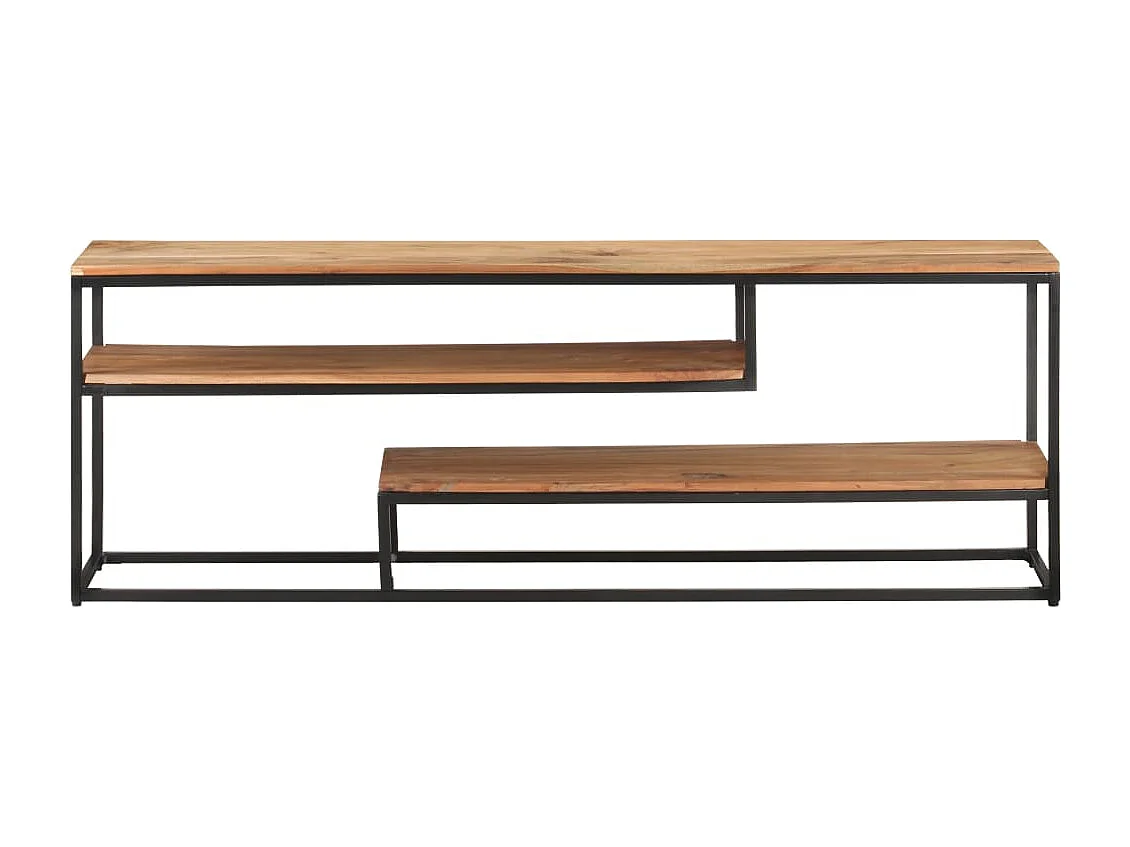 Tempe  Meuble TV 130x30x45 cm Bois d'acacia massif
