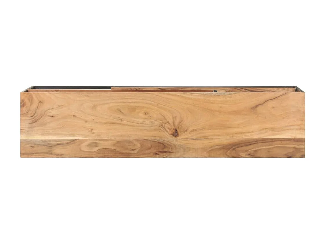 Tempe  Meuble TV 130x30x45 cm Bois d'acacia massif