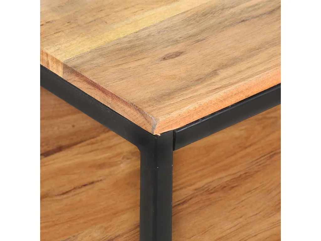 Tempe  Meuble TV 130x30x45 cm Bois d'acacia massif