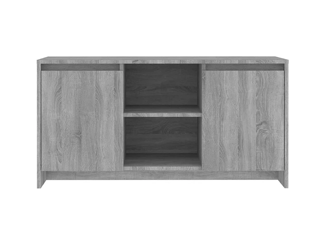 Atkinson  Meuble TV Sonoma gris 102x37,5x52,5 cm Bois d'ingénierie