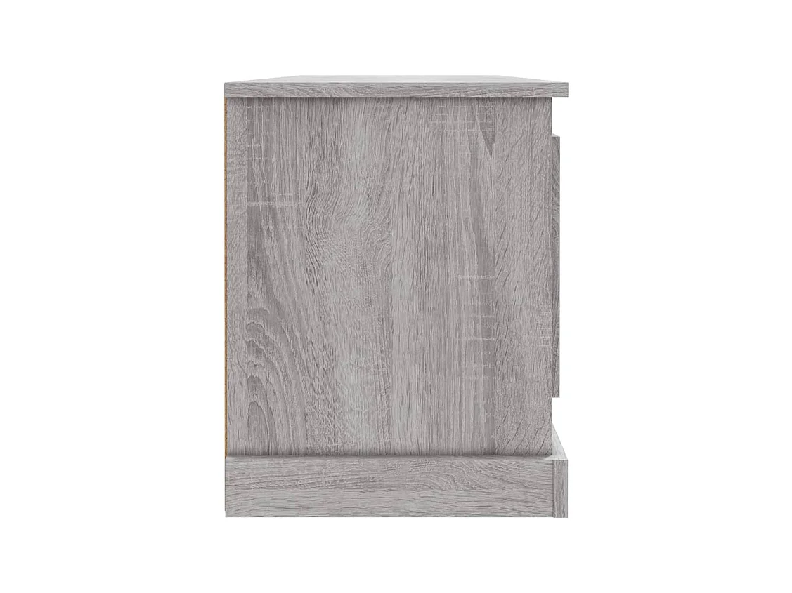 Yolanda  Meuble TV sonoma gris 100x35,5x45 cm bois d'ingénierie