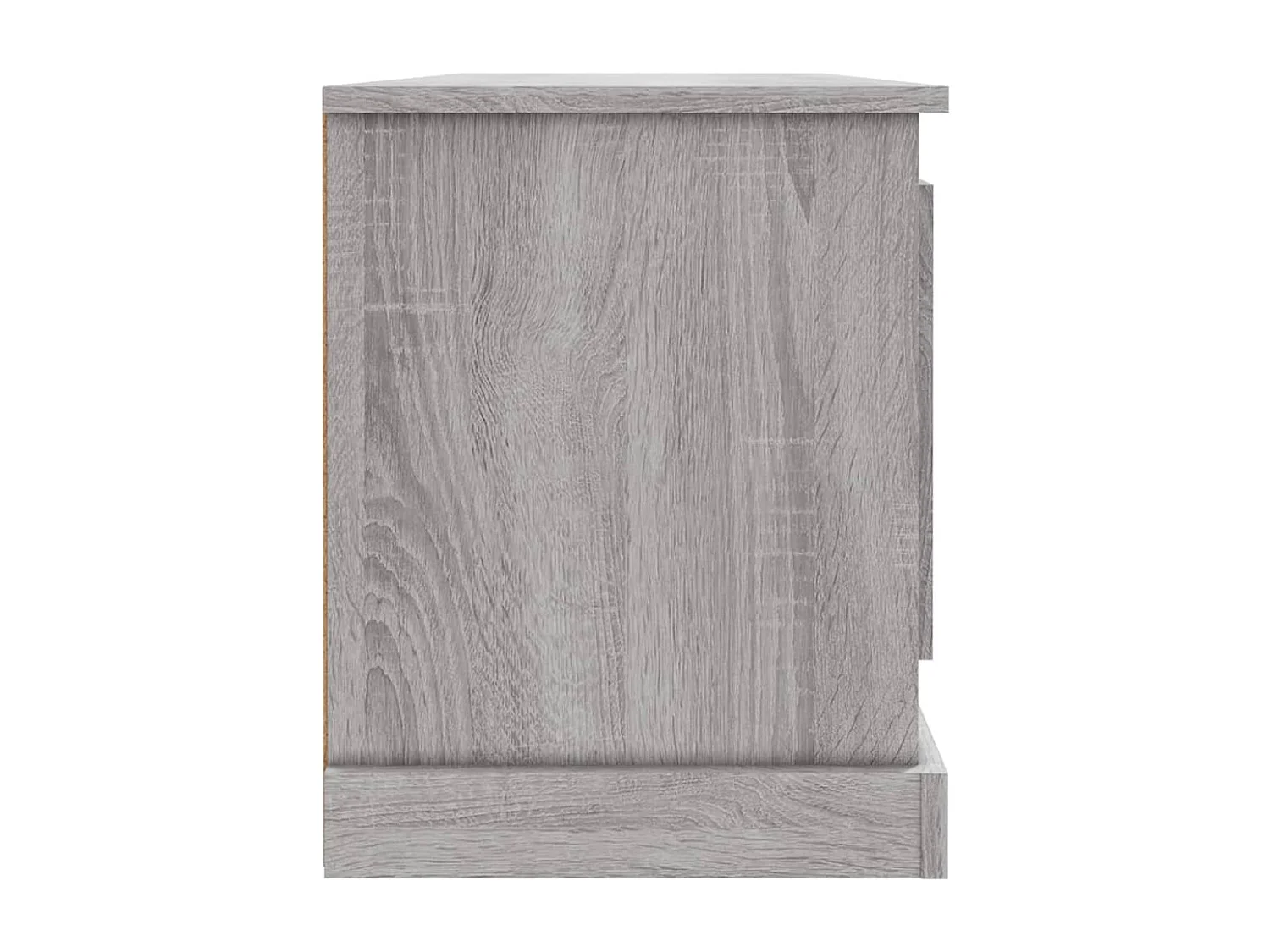 Yolanda  Meuble TV sonoma gris 100x35,5x45 cm bois d'ingénierie