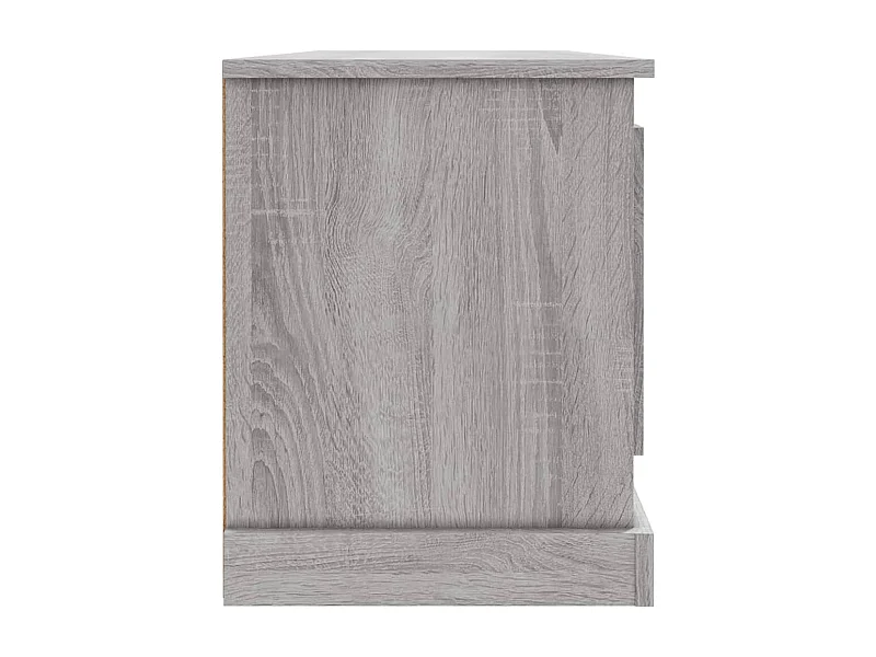 Yolanda  Meuble TV sonoma gris 100x35,5x45 cm bois d'ingénierie