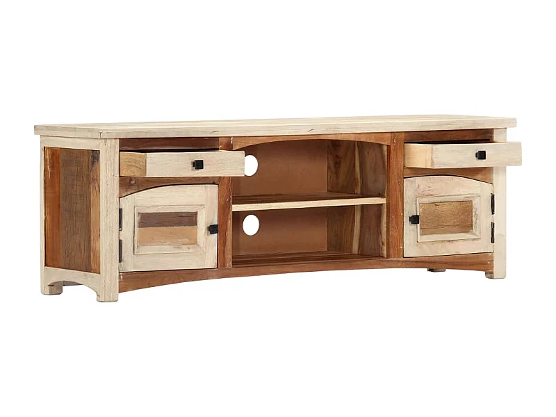 Garden Furniture -  Meuble TV 120 x 30 x 40 cm Bois de récupération massif