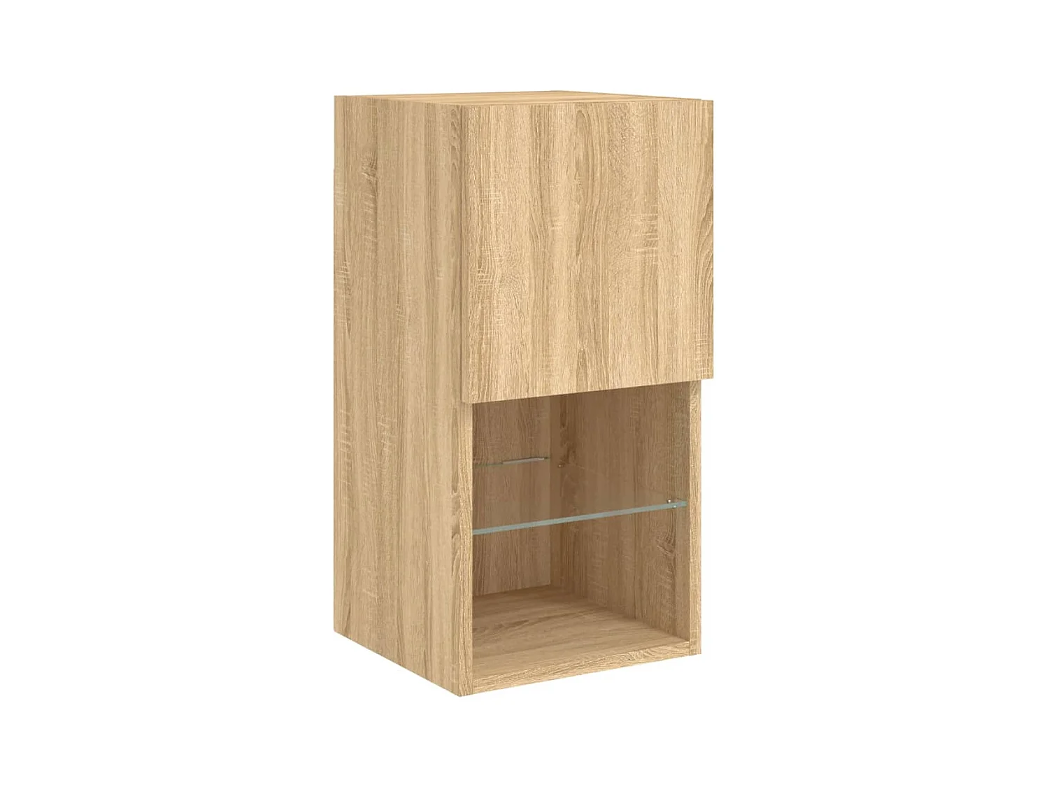 Almar  Meubles TV avec lumières LED 2 pcs chêne sonoma 30,5x30x60 cm