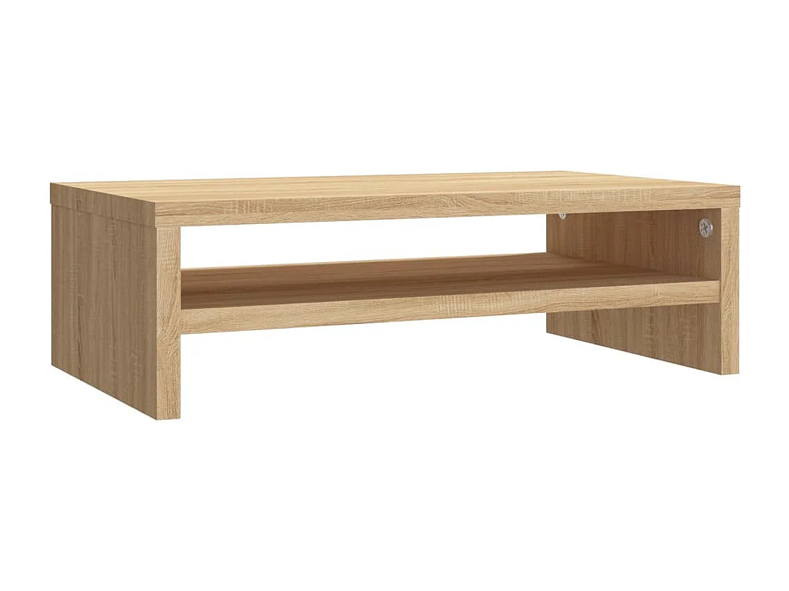 Prolenta Premium -  Monitorstandaard 42x24x13 cm bewerkt hout sonoma eikenkleurig