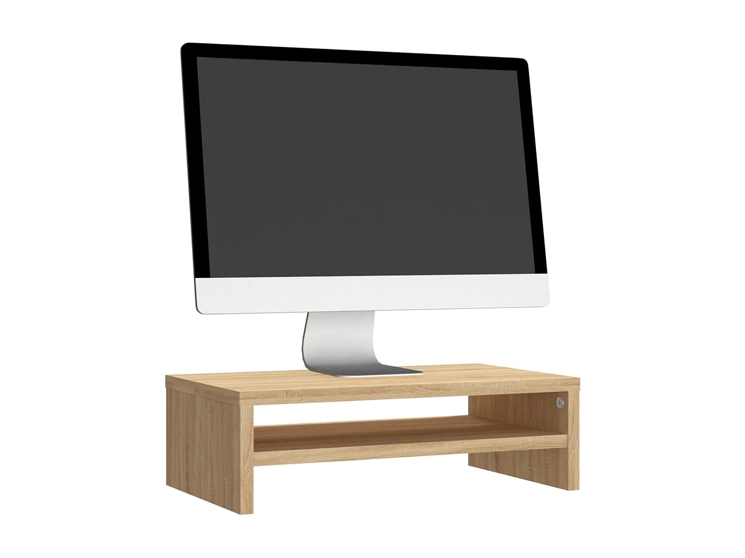 Prolenta Premium -  Monitorstandaard 42x24x13 cm bewerkt hout sonoma eikenkleurig