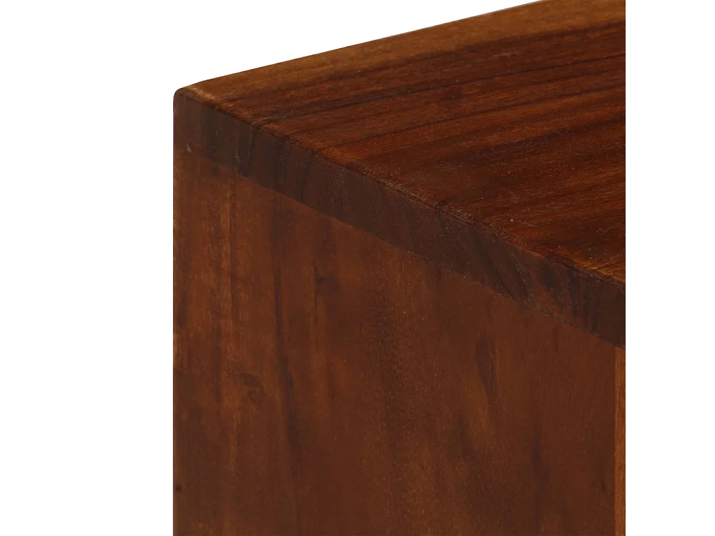 Garden Furniture -  Mueble para TV con 3 cajones madera maciza acacia 110x35x50 cm