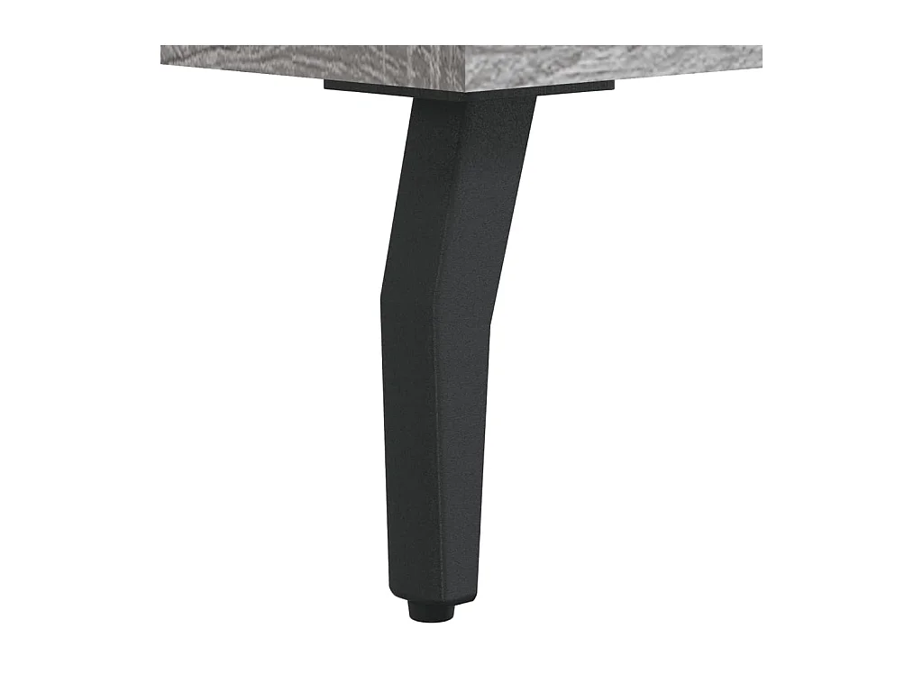 Lommel  Mueble para TV madera contrachapada gris Sonoma 150x30x44,5 cm