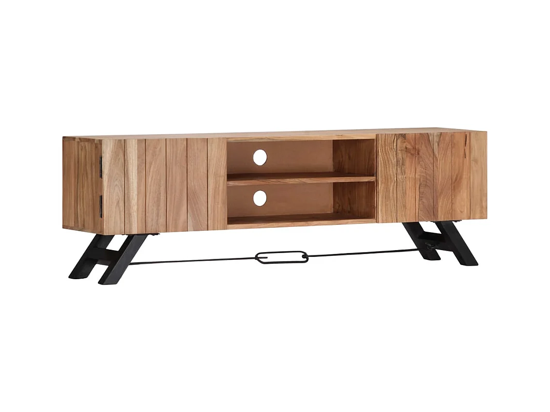 Garden Furniture -  Tv-meubel 140x30x45 cm massief acaciahout