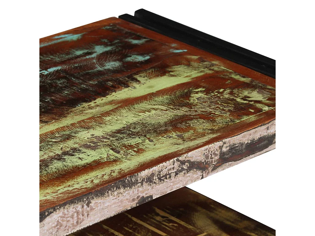 Claire-Aurore  Meuble TV Bois de récupération massif 120 x 30 x 40 cm