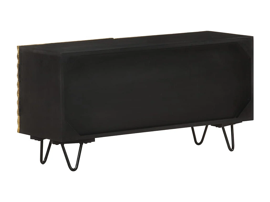 Garden Furniture -  Tv-meubel 90x30x45 cm massief mangohout