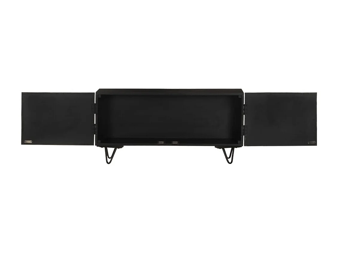 Garden Furniture -  Tv-meubel 90x30x45 cm massief mangohout