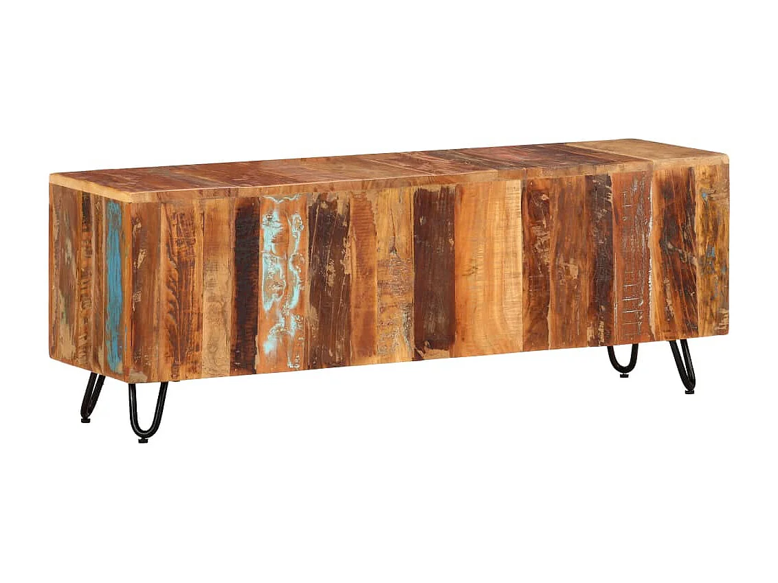 Garden Furniture -  Meuble TV 110x30x40 cm Bois massif de récupération