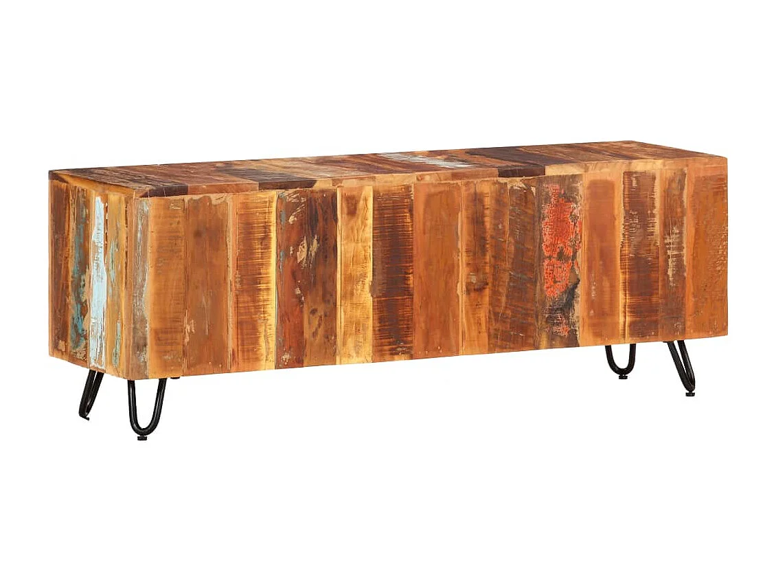 Garden Furniture -  Meuble TV 110x30x40 cm Bois massif de récupération