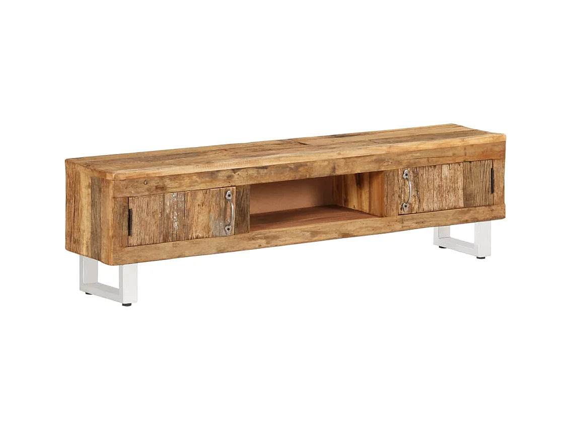Garden Furniture -  Meuble TV Bois de récupération massif 140x30x40 cm