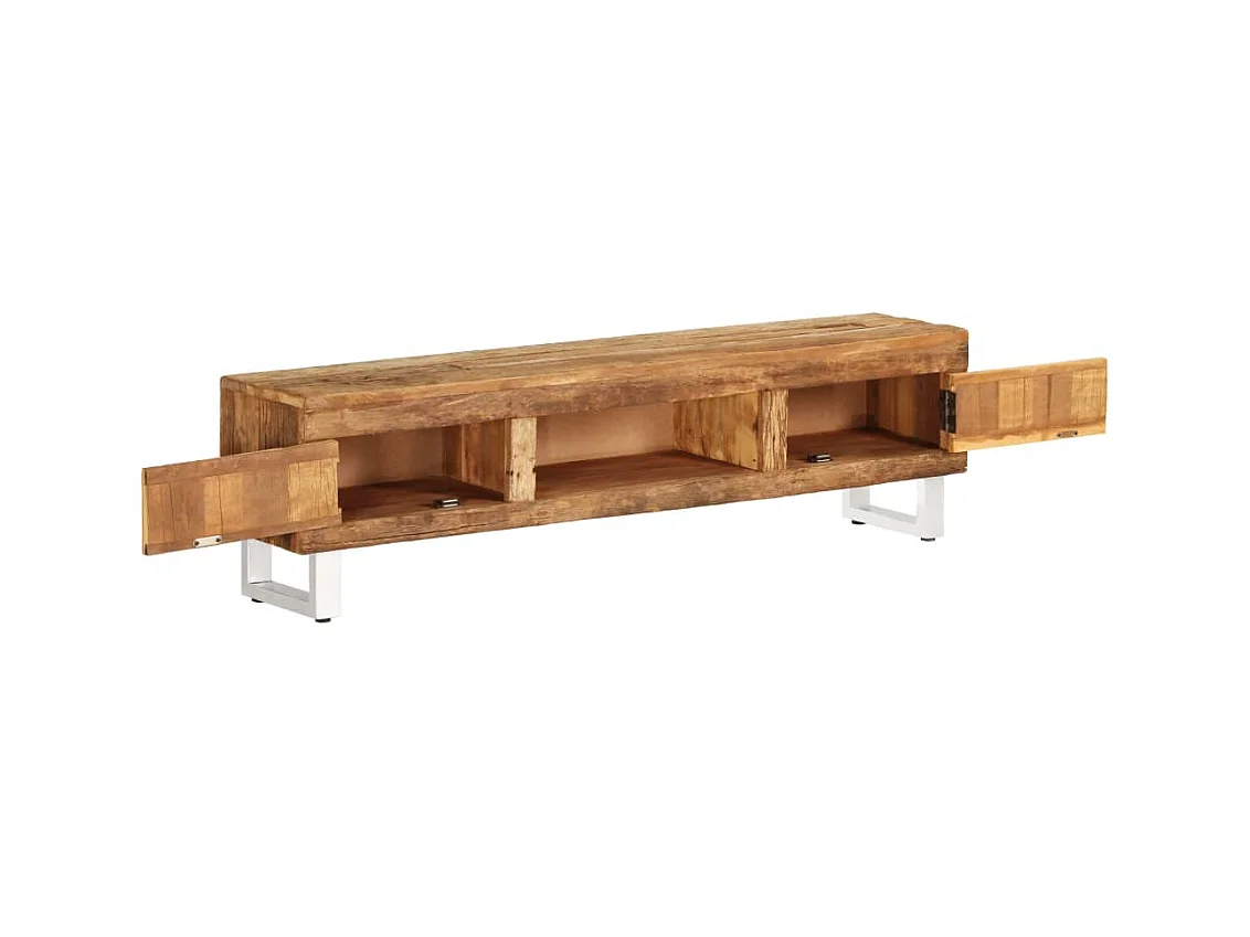 Garden Furniture -  Meuble TV Bois de récupération massif 140x30x40 cm