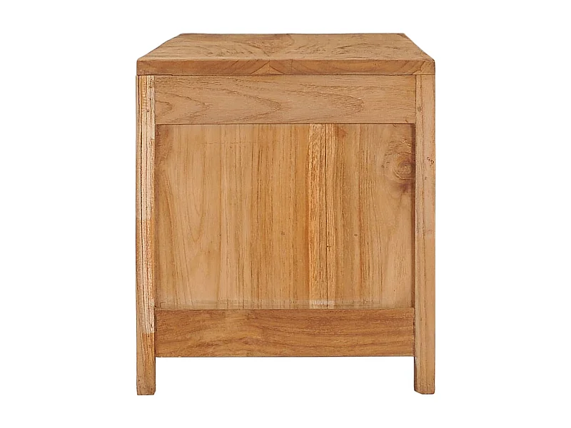 Garden Furniture -  Meuble TV 100x30x35 cm bois de teck massif