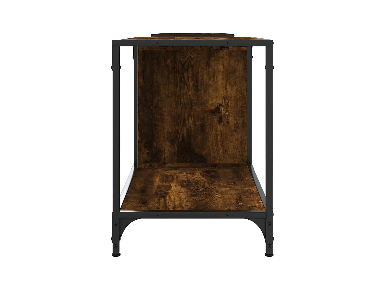 Celorna  Meuble TV chêne fumé 203x37x50 cm bois d'ingénierie