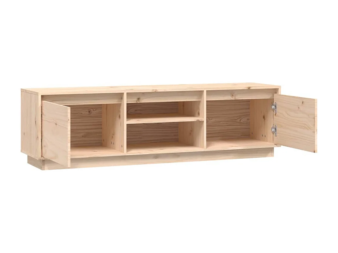 Njorir  Tv-meubel 140x35x40 cm massief grenenhout