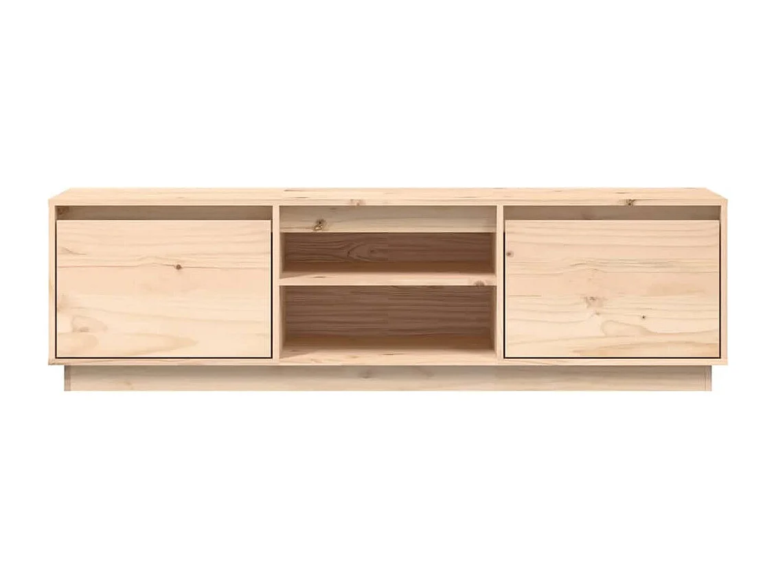 Njorir  Tv-meubel 140x35x40 cm massief grenenhout