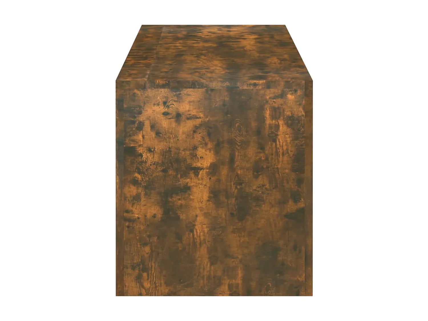 Aiden  Meuble TV avec lumières LED chêne fumé 120x35x40 cm