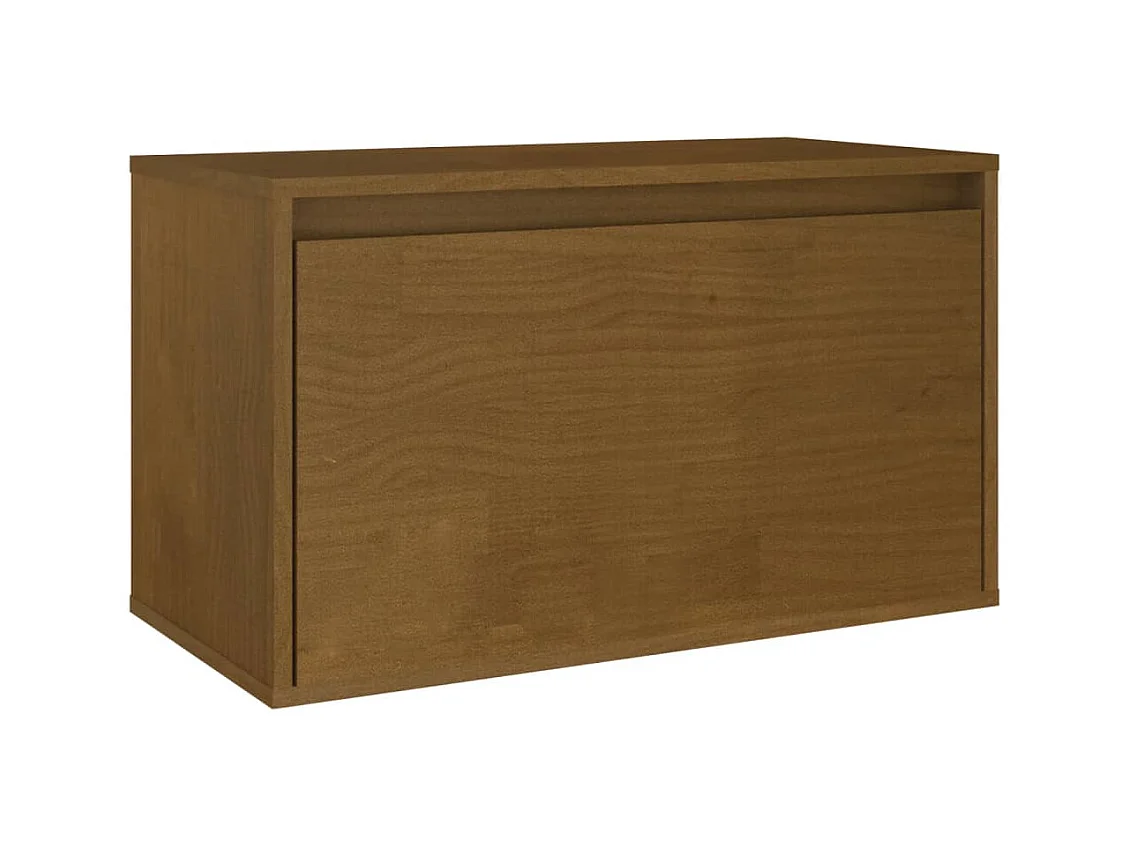 Arina  Meubles TV 5 pcs Marron miel Bois massif de pin