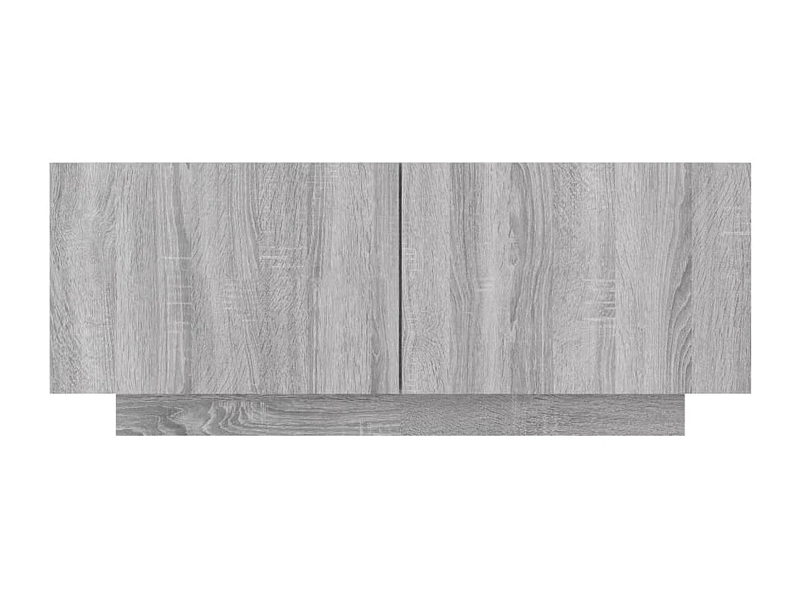 Westwego  Meuble TV Sonoma gris 100x35x40 cm Bois d'ingénierie