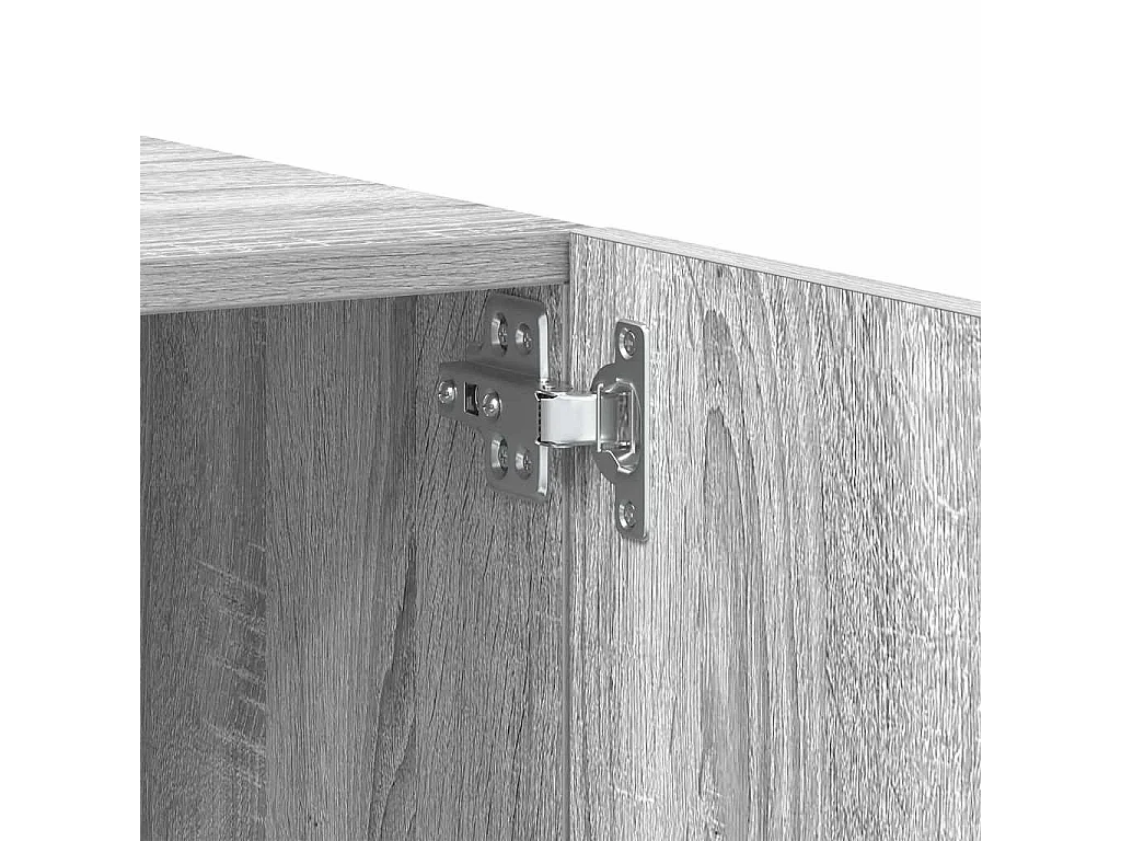 Westwego  Meuble TV Sonoma gris 100x35x40 cm Bois d'ingénierie