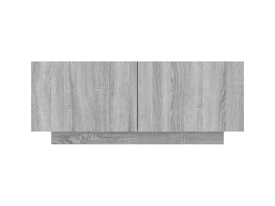 Westwego  Mueble de TV madera contrachapada gris Sonoma 100x35x40 cm