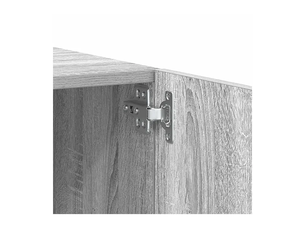 Westwego  Mueble de TV madera contrachapada gris Sonoma 100x35x40 cm