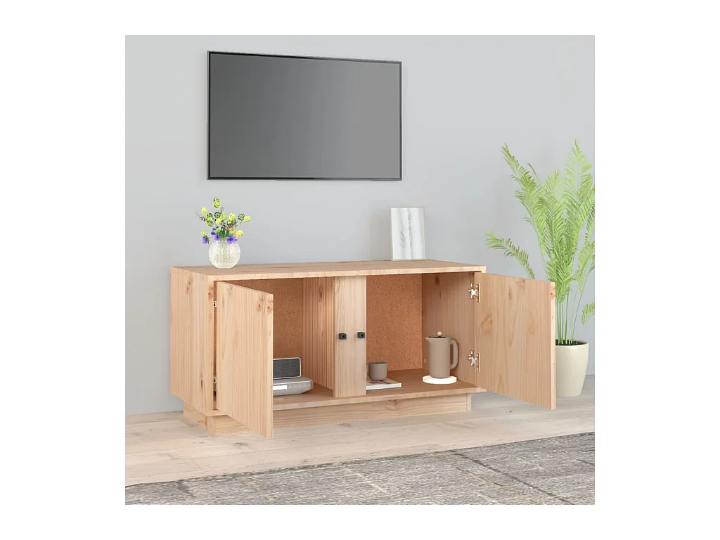 Seliron  Tv-meubel 80x35x40,5 cm massief grenenhout