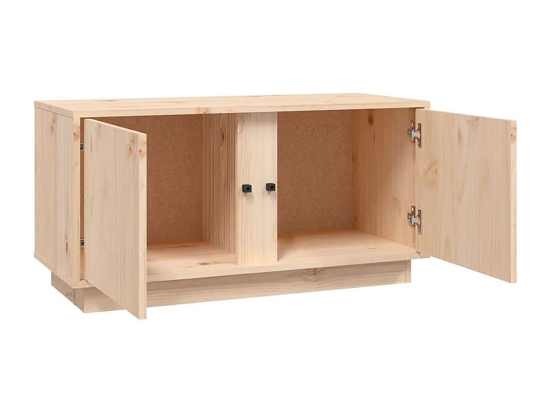 Seliron  Meuble TV 80x35x40,5 cm Bois de pin massif