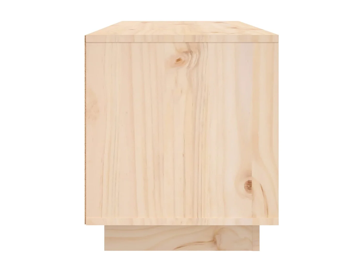 Seliron  Meuble TV 80x35x40,5 cm Bois de pin massif