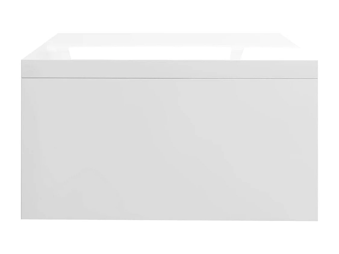 Prolenta Premium -  Support de moniteur Blanc brillant 42x24x13cm Bois d'ingénierie