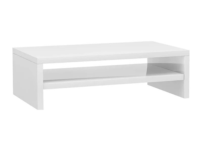 Prolenta Premium -  Soporte para pantalla contrachapada blanco brillante 42x24x13cm