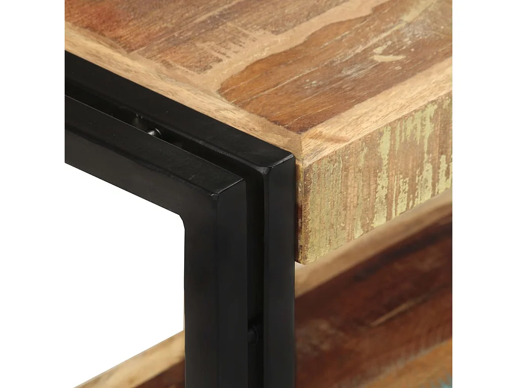 Clearfield  Mueble para TV de madera maciza reciclada 90x30x40 cm