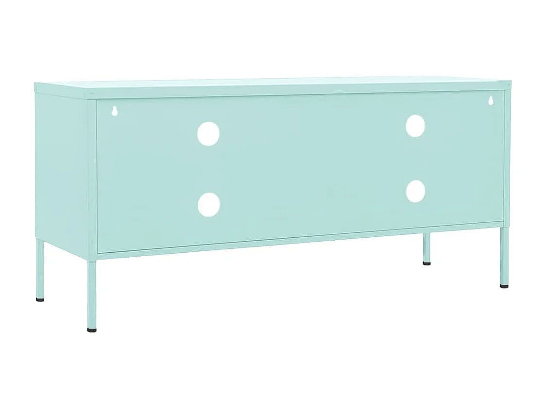 Drøbak  Tv-meubel 105x35x50 cm staal mintkleurig