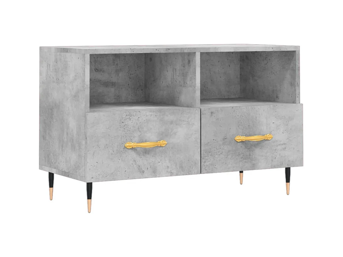 Arroyo Grande  Tv-meubel 80x36x50 cm bewerkt hout betongrijs