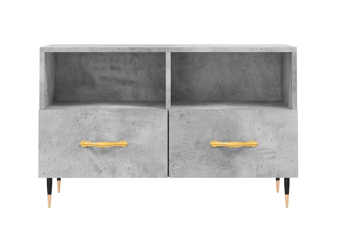 Arroyo Grande  Tv-meubel 80x36x50 cm bewerkt hout betongrijs