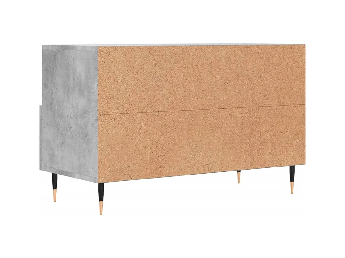 Arroyo Grande  Tv-meubel 80x36x50 cm bewerkt hout betongrijs