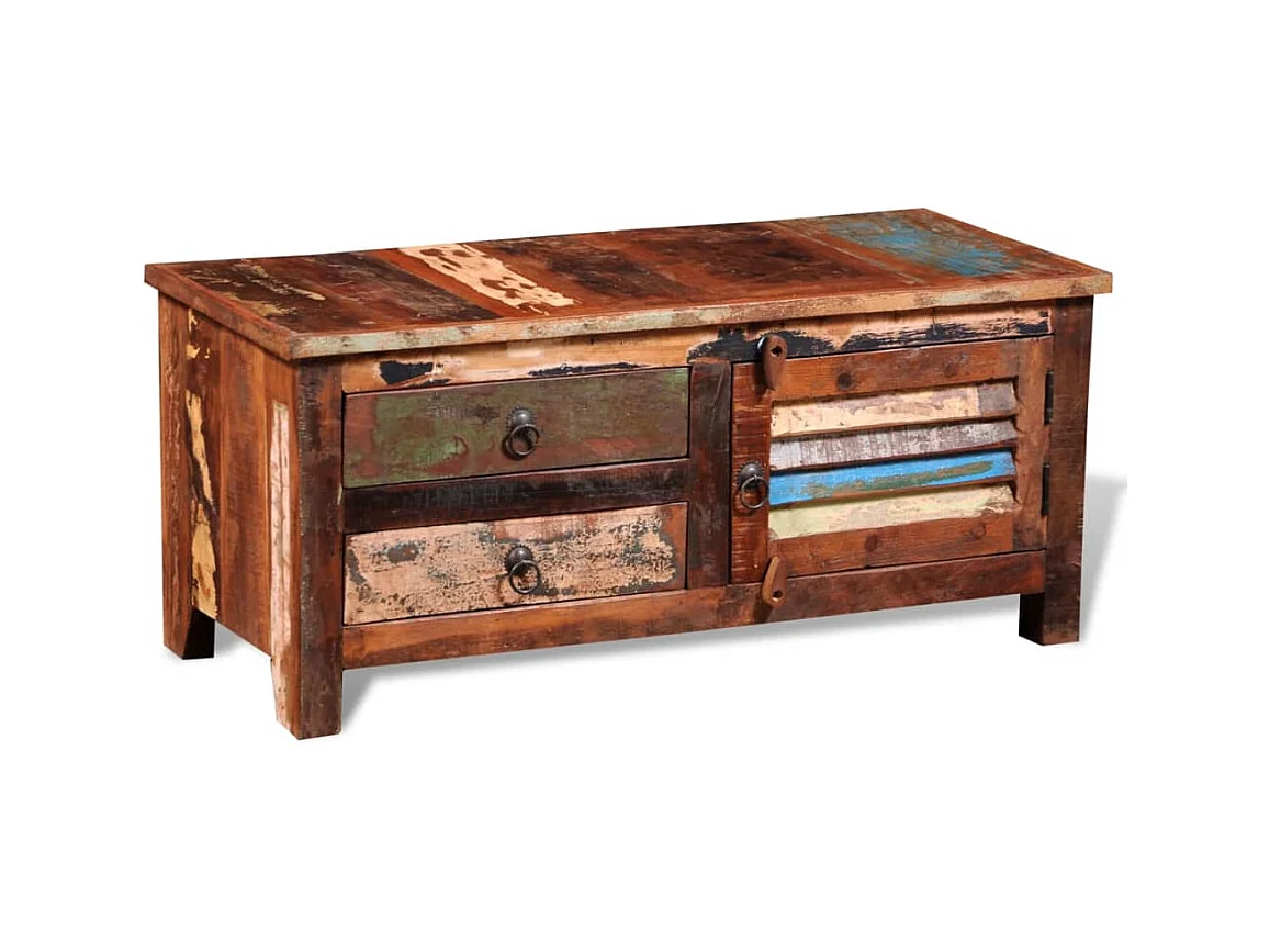 Garden Furniture -  Buffet de téléviseur Bois massif de récupération