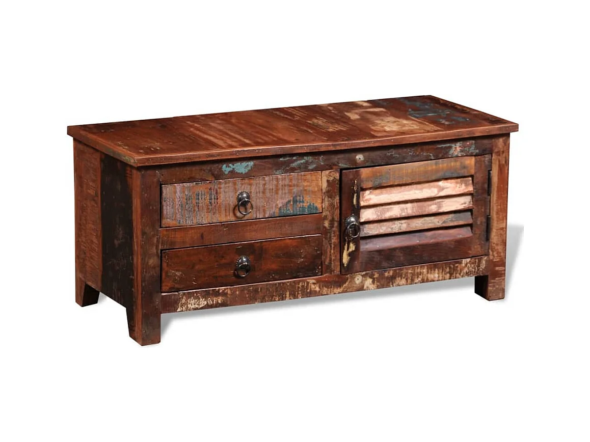 Garden Furniture -  Buffet de téléviseur Bois massif de récupération