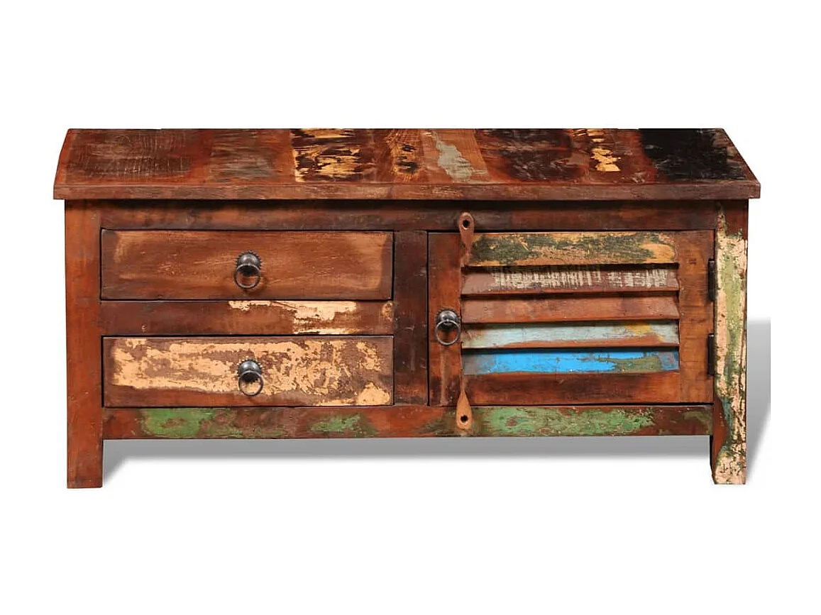 Garden Furniture -  Buffet de téléviseur Bois massif de récupération