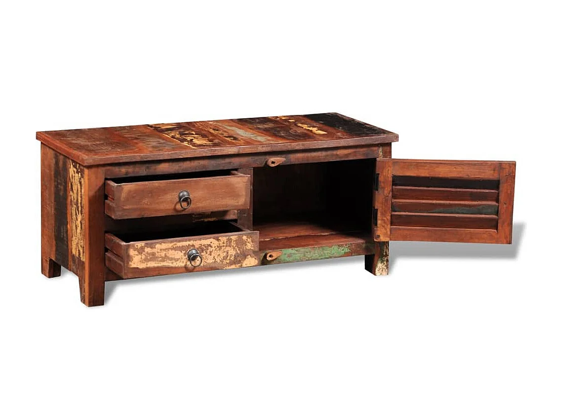 Garden Furniture -  Buffet de téléviseur Bois massif de récupération