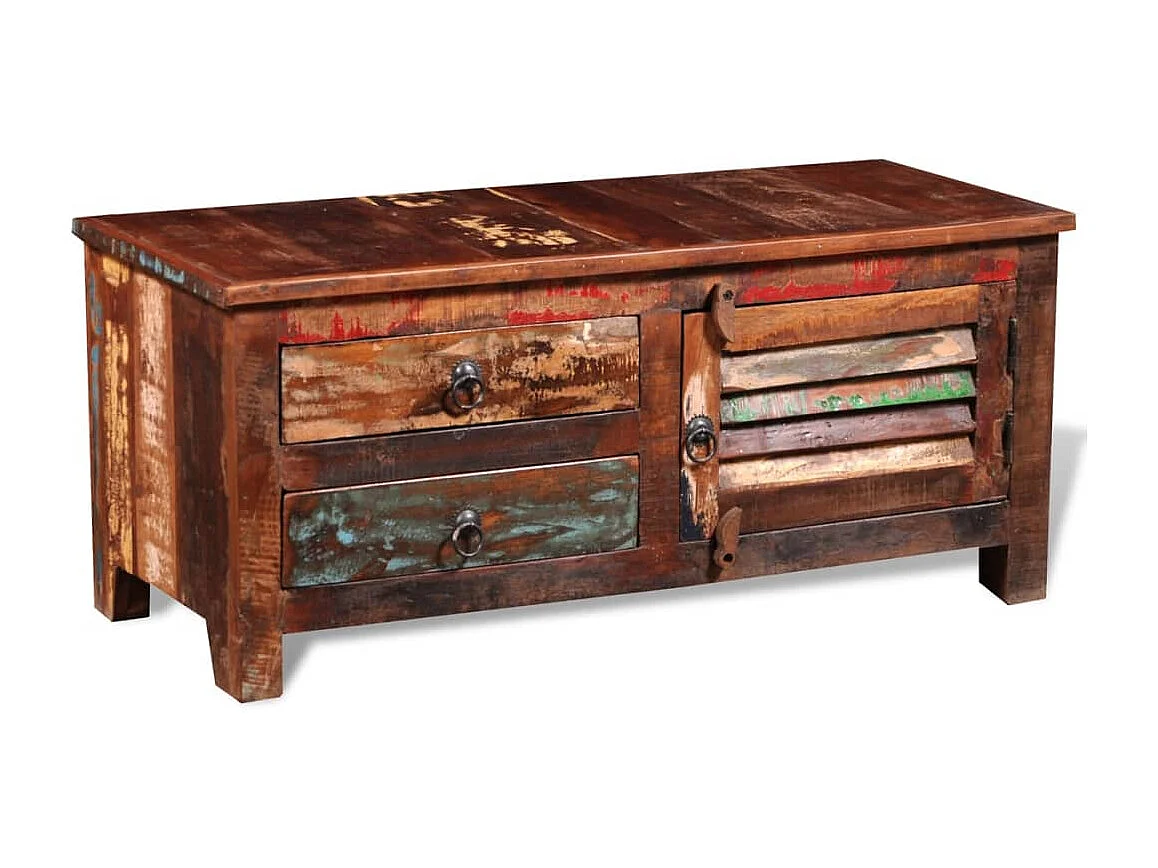 Garden Furniture -  Mueble auxiliar para TV -Fi madera maciza reciclada