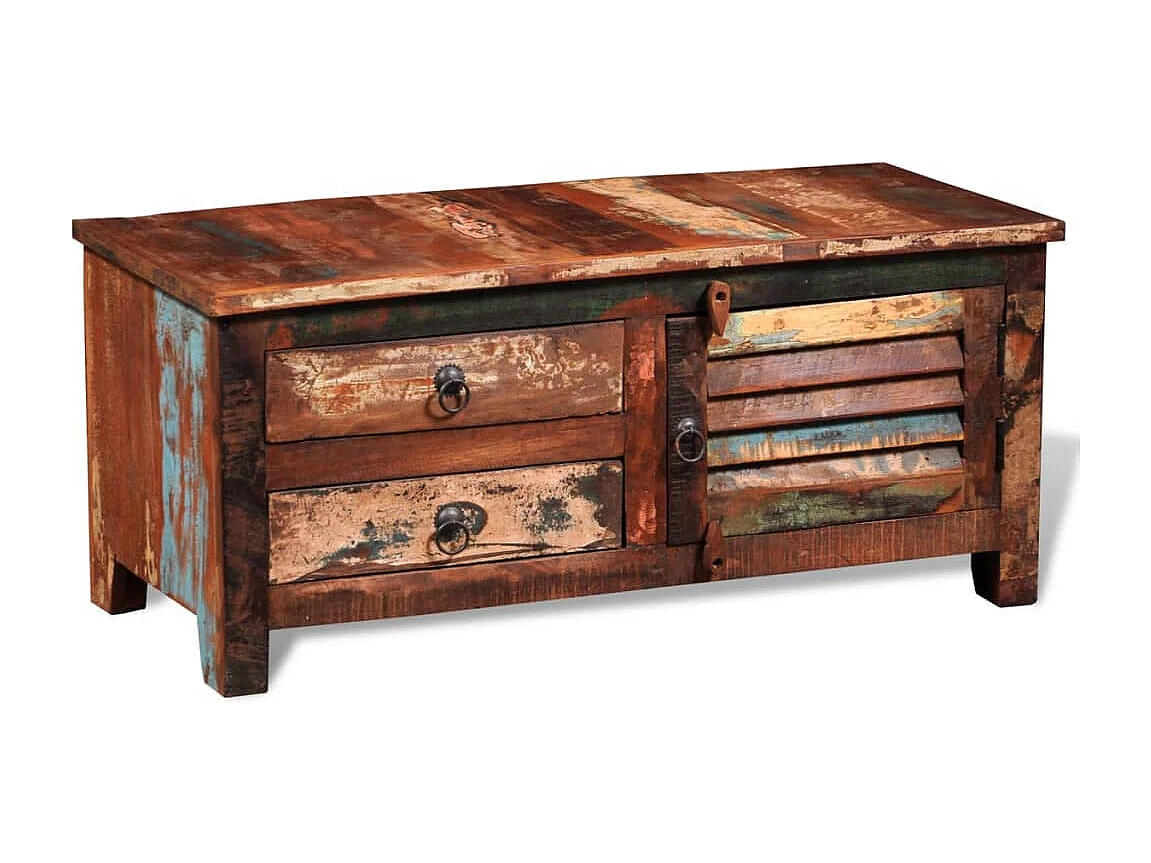 Garden Furniture -  Mueble auxiliar para TV -Fi madera maciza reciclada