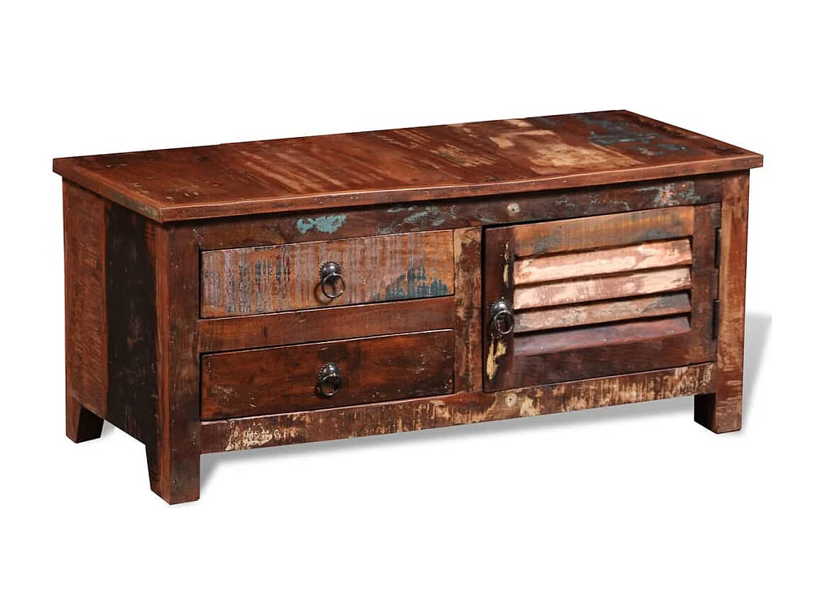 Garden Furniture -  Mueble auxiliar para TV -Fi madera maciza reciclada