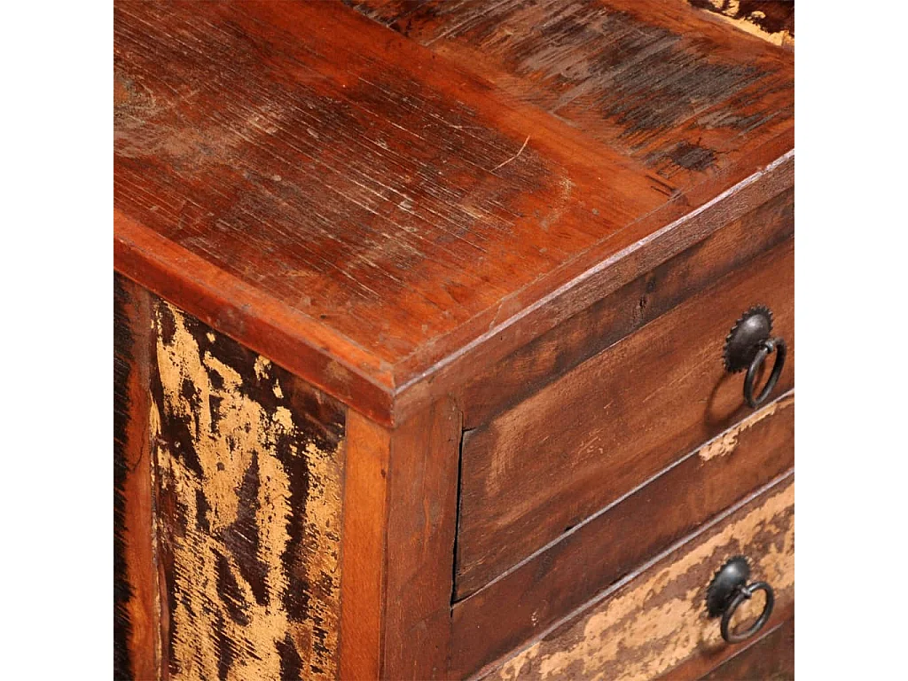 Garden Furniture -  Mueble auxiliar para TV -Fi madera maciza reciclada